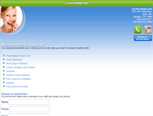Tablet Screenshot of cyfairdentalcare.com